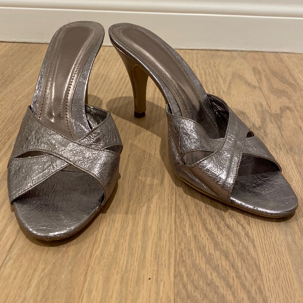 Silver heels